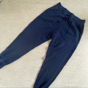 Bloomingdale’s Cashmere Navy Blue Joggers